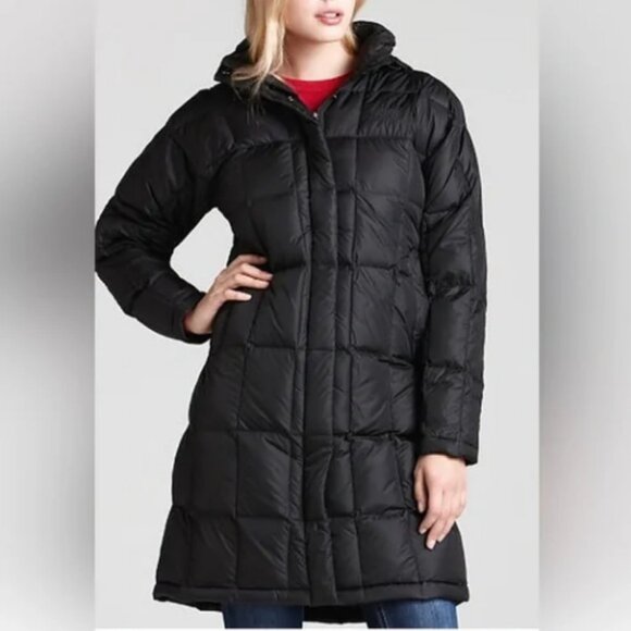 The North Face Women's Metropolis Goose Down Black Parka Jacket Size Small - Picture 1 of 13